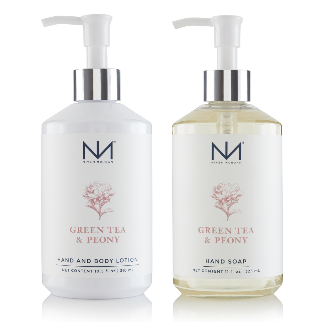 Green Tea & Peony | Soap + Lotion Set