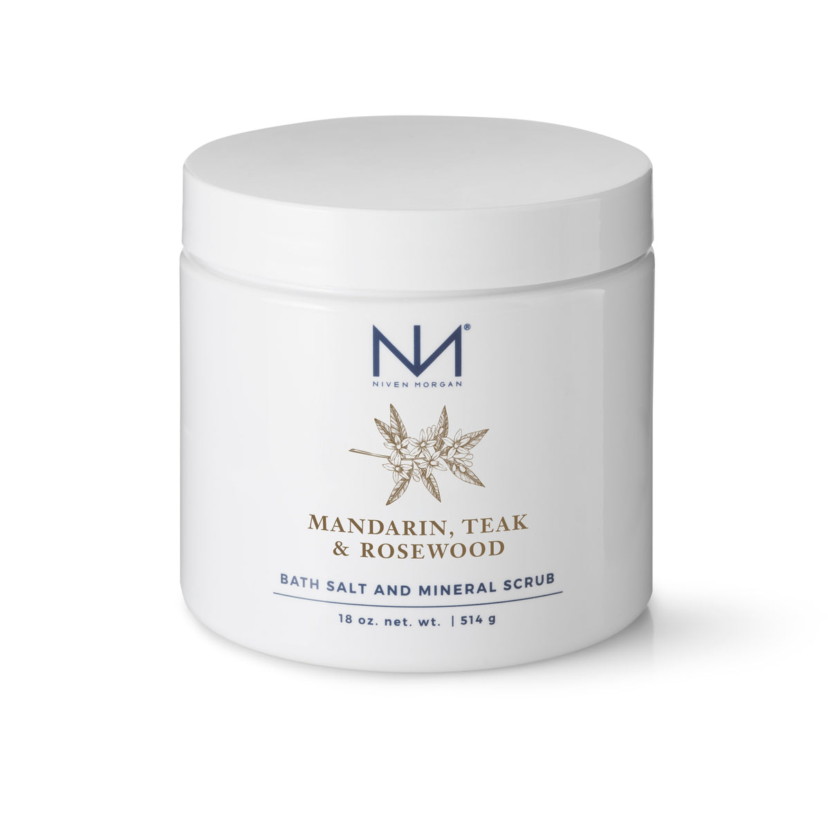 Mandarin Teak & Rosewood Bath Salts
